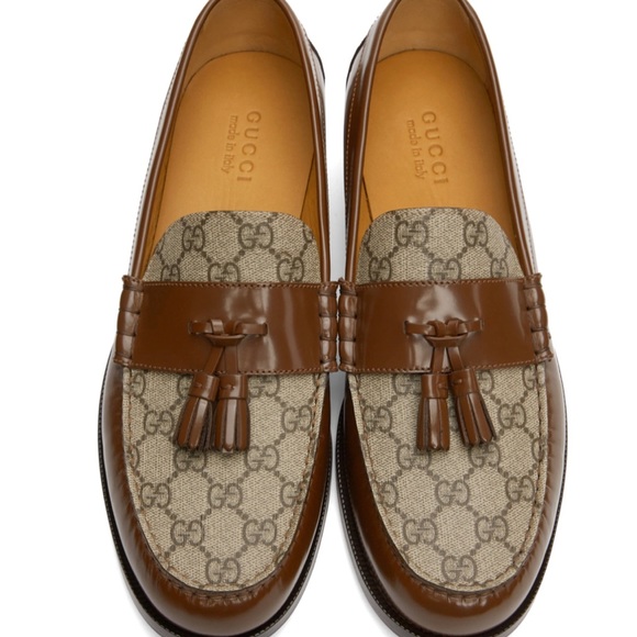 Gucci Italian Loafers size 9 brown hand crafted in Italy. Beautiful. 🇮🇹🇮🇹 - Picture 5 of 12